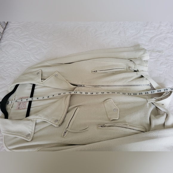 Free People Rebel Rebel cotton motto jacket Size M - Picture 8 of 10